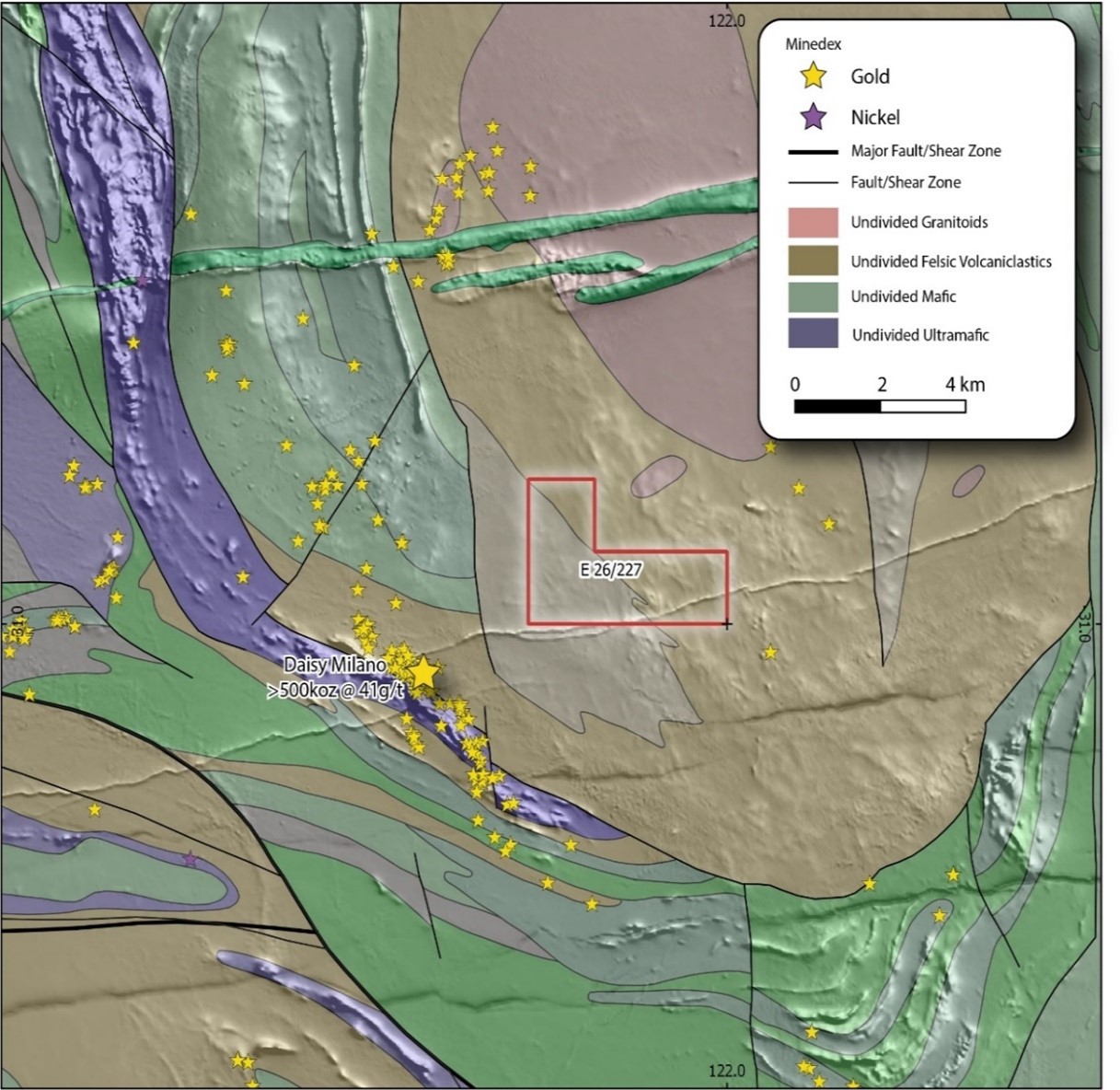 Geology of the Mount Monger Project (E26/227)